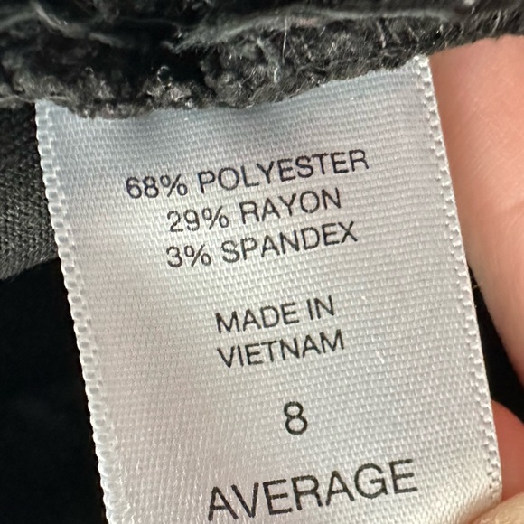 7th Avenue Black Work Pants Trousers Suit Straight
Leg Pockets Belt Loops Size 8 - Picture 6 of 7